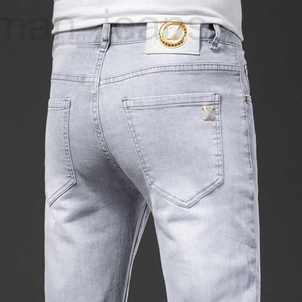 men's jeans designer new men's jeans small feet slim fashion brand live broadcast light gray washed versatile pants men 3jlw, Blue
men's jeans designer new men's jeans small feet slim fashion brand live broadcast light gray washed versatile pants men 3jlw, Blue