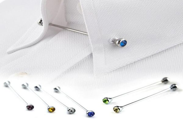 crystal tie bar mens shirt collar pin necktie ties clip clasp brooch barbell lapel stick collars buckle4378982, Silver
crystal tie bar mens shirt collar pin necktie ties clip clasp brooch barbell lapel stick collars buckle4378982, Silver