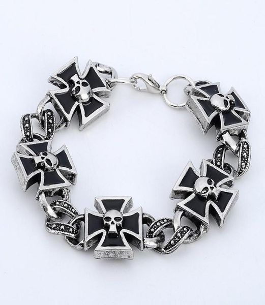 charm bracelets iron cross skull chain men039s bracelet fashion metal gothic punk glamour party jewelry accessories 2021 trend6491749, Golden;silver
charm bracelets iron cross skull chain men039s bracelet fashion metal gothic punk glamour party jewelry accessories 2021 trend6491749, Golden;silver