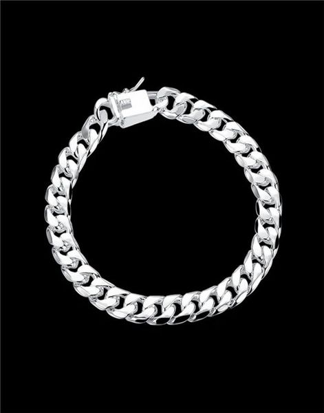 ship 8mm square buckle side brace 925 silver bracelet jspb227beast gift men and women sterling silver plated chain link bra2910604, Black
ship 8mm square buckle side brace 925 silver bracelet jspb227beast gift men and women sterling silver plated chain link bra2910604, Black