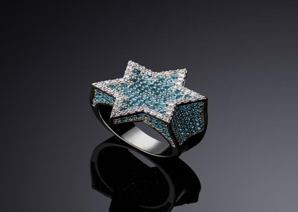 new hexagon star silver color blue iced out cubic zircon with side stones rings micro paved diamond hip hop jewelry for gifts3898177
new hexagon star silver color blue iced out cubic zircon with side stones rings micro paved diamond hip hop jewelry for gifts3898177