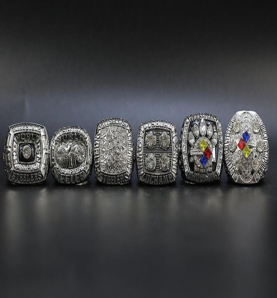 6pcsset 1974 1975 1978 1979 2005 2008 pittsburgh football world championship ring whole silver6730519, Golden;silver
6pcsset 1974 1975 1978 1979 2005 2008 pittsburgh football world championship ring whole silver6730519, Golden;silver