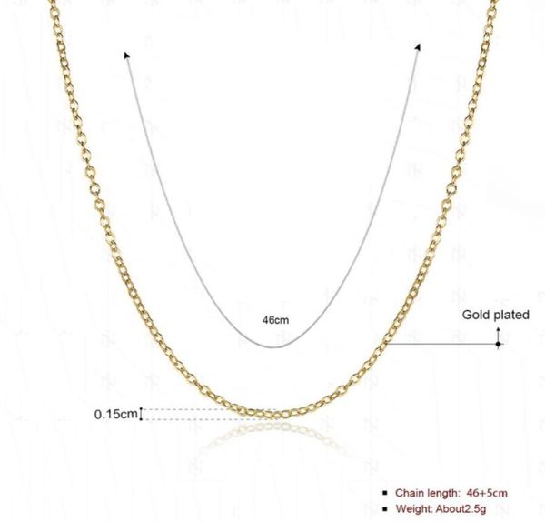 18k gold plated rolo chains necklaces fashion 15mm 18 inch diy pendant brass necklace fine jewelry for women girls8785586, Silver
18k gold plated rolo chains necklaces fashion 15mm 18 inch diy pendant brass necklace fine jewelry for women girls8785586, Silver