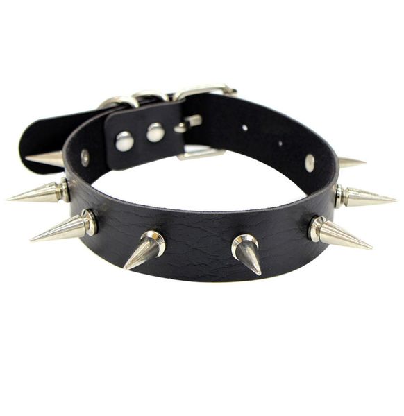 black punk spike choker for women adjustable softer pu leather cute party jewelry necklace with easy wear buckle4679892, Golden;silver
black punk spike choker for women adjustable softer pu leather cute party jewelry necklace with easy wear buckle4679892, Golden;silver
