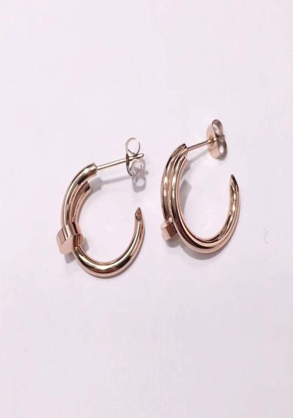 fashion stainless steel jewelry nail earrings rose gold earrings 1360911, Golden;silver
fashion stainless steel jewelry nail earrings rose gold earrings 1360911, Golden;silver