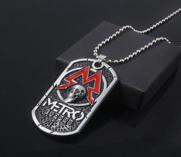 midy game metro exodus 2033 necklace classic dog tag skull metal choker women men jewelry accessories5924545, Silver
midy game metro exodus 2033 necklace classic dog tag skull metal choker women men jewelry accessories5924545, Silver