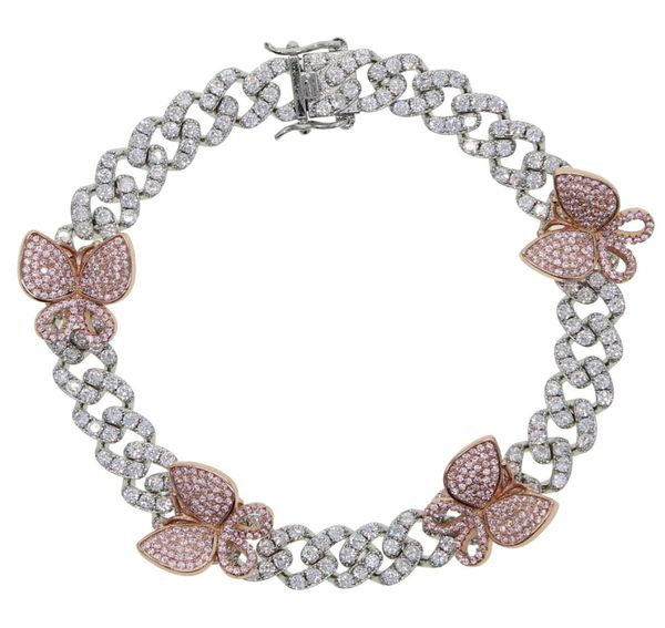 10mm miami cuban link chain rose pink butterfly charm iced out cz cuban women bracelet 17cm 19cm cx2007297916292, Black
10mm miami cuban link chain rose pink butterfly charm iced out cz cuban women bracelet 17cm 19cm cx2007297916292, Black
