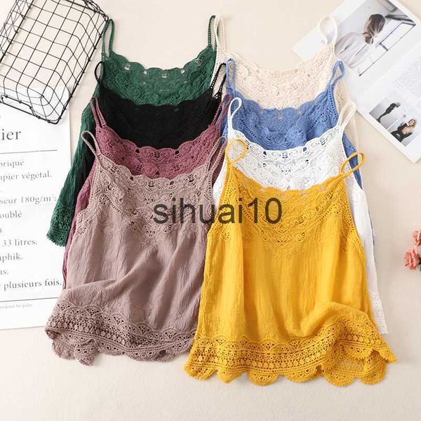 women's t-shirt tingyili crochet lace trim cotton linen camisole women summer holiday beach casual tank sleeveless black white blue cam
women's t-shirt tingyili crochet lace trim cotton linen camisole women summer holiday beach casual tank sleeveless black white blue cam