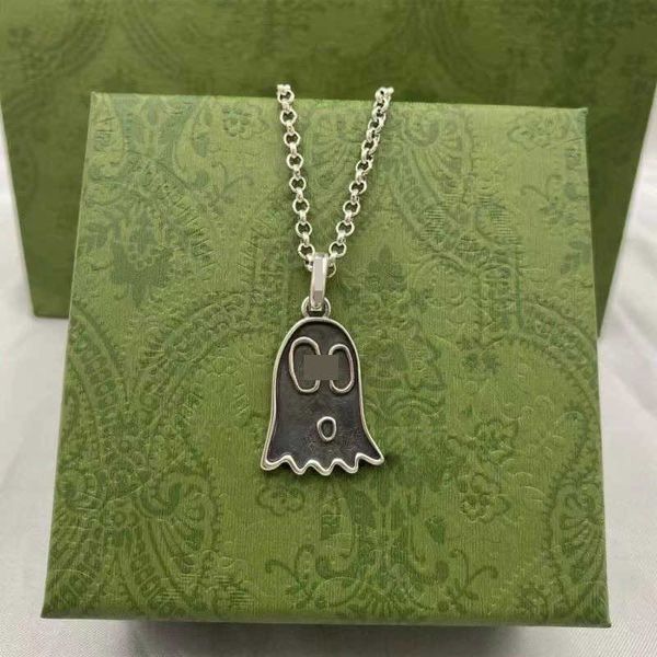 colorful little ghost double enamel pendant fashion versatile couple hip hop necklace gift, Silver
colorful little ghost double enamel pendant fashion versatile couple hip hop necklace gift, Silver