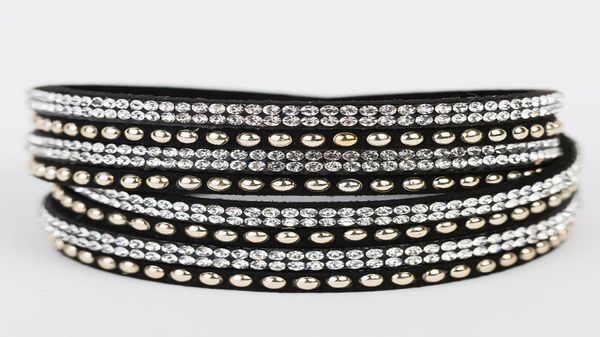 double wrap leather rhinestone bracelets crystal multilayer braided leather bling double wrap bohemian leather bracelet for women6204613, Golden;silver
double wrap leather rhinestone bracelets crystal multilayer braided leather bling double wrap bohemian leather bracelet for women6204613, Golden;silver