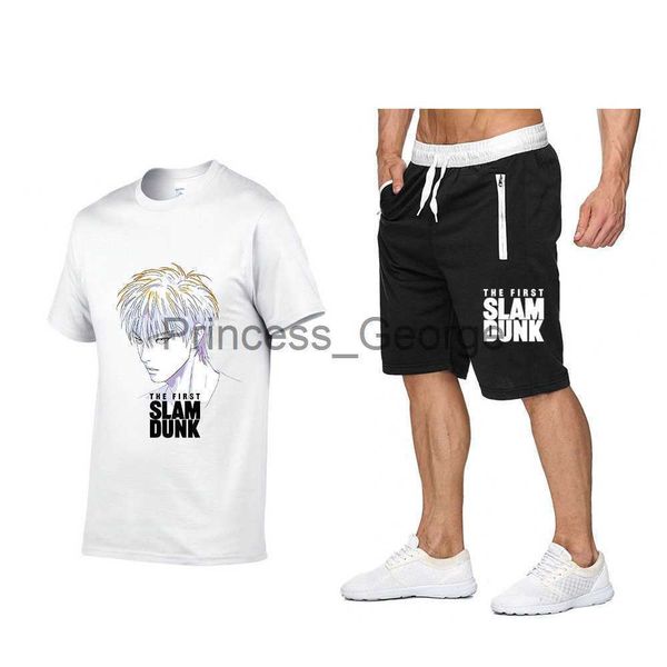 men's tracksuits slam dunk print mens oufits sports suit tshirt shorts 2 piece set tracksuit japanese anime track suit sportswear joggi, Gray
men's tracksuits slam dunk print mens oufits sports suit tshirt shorts 2 piece set tracksuit japanese anime track suit sportswear joggi, Gray