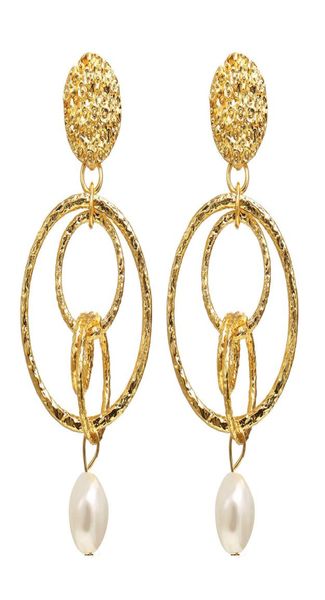 new arrival round fashion pearl pendant earring for women gold creative hoop earrings modern jewelry gifts9461466, Silver
new arrival round fashion pearl pendant earring for women gold creative hoop earrings modern jewelry gifts9461466, Silver