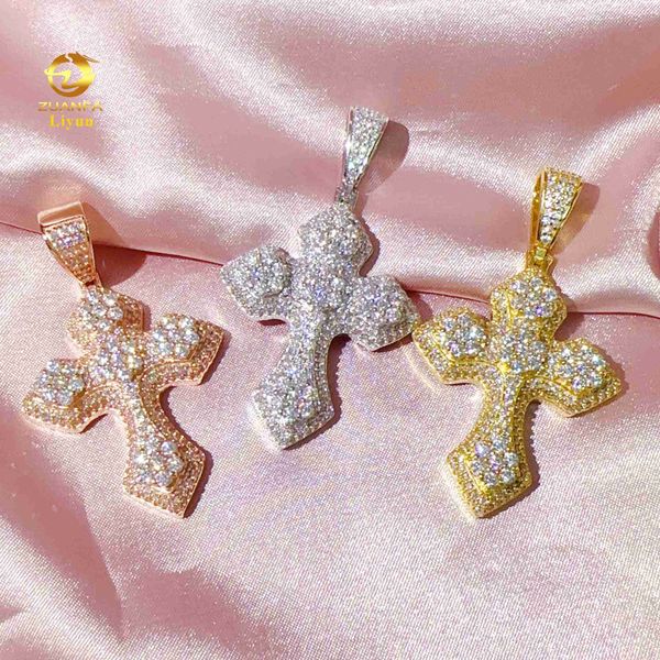 2023 iced out hip hop lab diamond pendant 925 sterling silver moissanite jewelry custom cross pendant
2023 iced out hip hop lab diamond pendant 925 sterling silver moissanite jewelry custom cross pendant