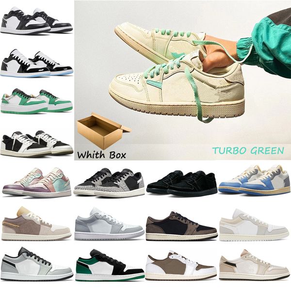 with box jumpman 1 1s low mens basketball shoes black cement turbo green starfish true blue wolf grey tear away silver bred toe women sports
with box jumpman 1 1s low mens basketball shoes black cement turbo green starfish true blue wolf grey tear away silver bred toe women sports