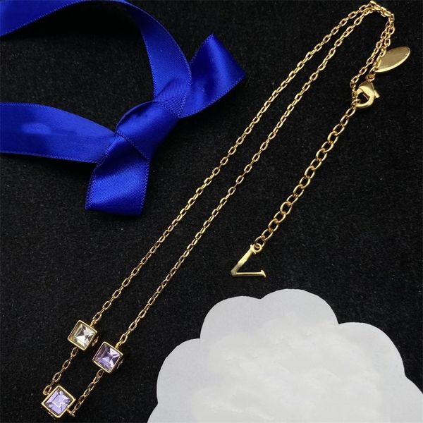 brand designer luis pendant vuttonity letter necklace fashion letter jewelry pendant necklaces vcxisk, Silver