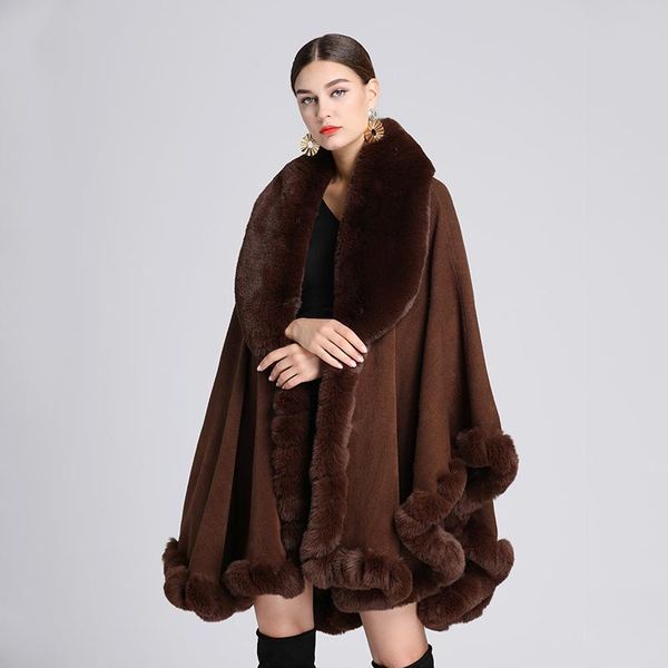 dress elegant v lapel faux rex rabbit fur coat cape winter women big long shawl full trim fur knit cloak overcoat parka 2023 new, White
dress elegant v lapel faux rex rabbit fur coat cape winter women big long shawl full trim fur knit cloak overcoat parka 2023 new, White