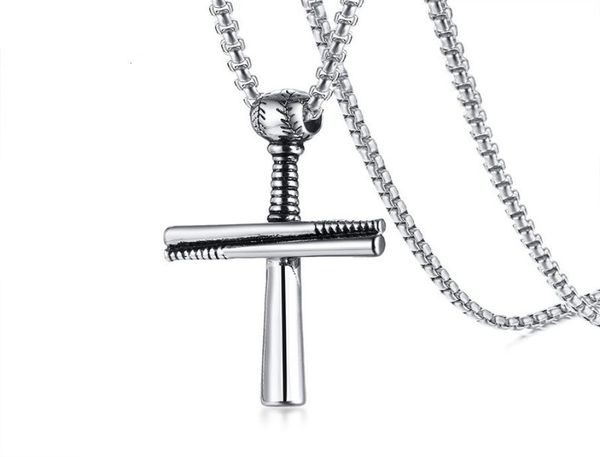 hip hop baseball cross pendant necklace stainless steel ball bat chain men collares 24quot for guys sport jewelry pn10962687405, Silver
hip hop baseball cross pendant necklace stainless steel ball bat chain men collares 24quot for guys sport jewelry pn10962687405, Silver