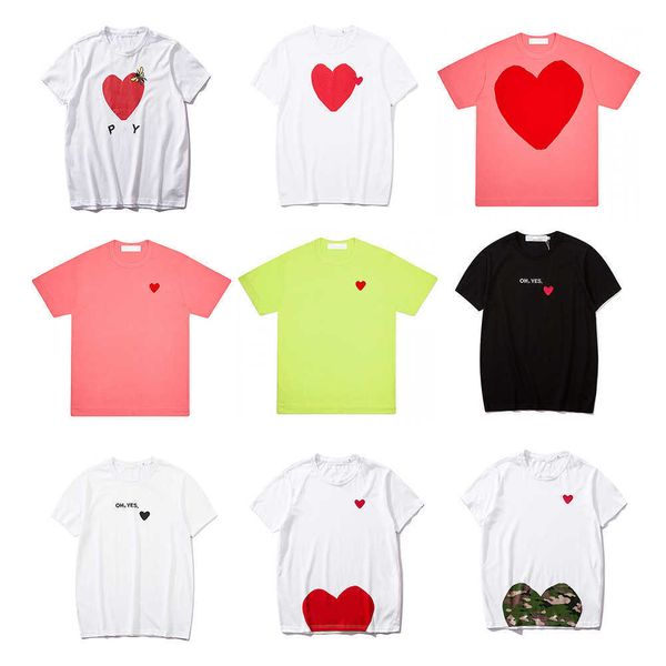 play summer fashion designer t shirts for men luxury letter embroidery mens women clothing short sleeved shirt red heart tees asian size s-, White;black
play summer fashion designer t shirts for men luxury letter embroidery mens women clothing short sleeved shirt red heart tees asian size s-, White;black