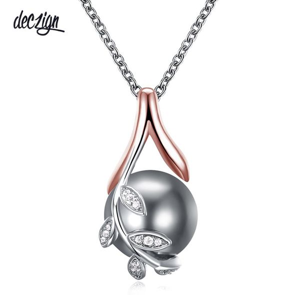 deczign drop charms pendants rose gold plate pave grey pearl cubic zircon crystal jewelry pendant necklace for women wp63130940, Silver
deczign drop charms pendants rose gold plate pave grey pearl cubic zircon crystal jewelry pendant necklace for women wp63130940, Silver