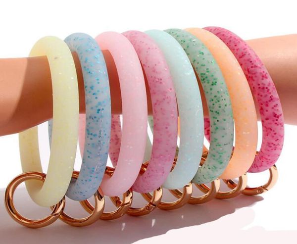 silicone wrist key ring fashion glitter bracelet sports keychain bracelets bangle round key rings large o cute keyring gifts1218778, Silver
silicone wrist key ring fashion glitter bracelet sports keychain bracelets bangle round key rings large o cute keyring gifts1218778, Silver