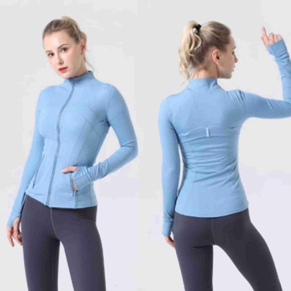 lu-18 2023 women sports jacket long sleeve zipper yoga coat fitness running leisure define jacket with thumb jack
lu-18 2023 women sports jacket long sleeve zipper yoga coat fitness running leisure define jacket with thumb jack