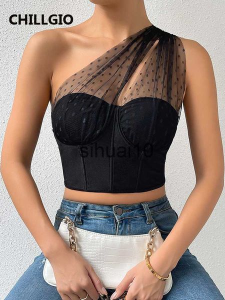 women's t-shirt chillgio women polka dot mesh tank fashion bodycon party tanks chic design camis korean summer inclined shoulder camis, White
women's t-shirt chillgio women polka dot mesh tank fashion bodycon party tanks chic design camis korean summer inclined shoulder camis, White