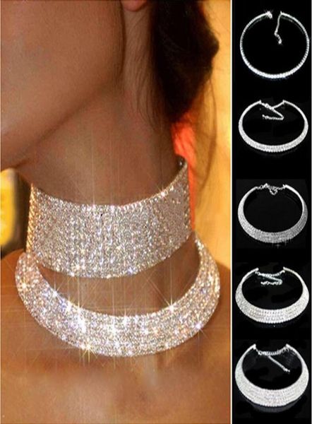 women crystal rhinestone collar necklace choker necklaces wedding bridal party collar choker chain necklace crystal choker necklac8040687, Black
women crystal rhinestone collar necklace choker necklaces wedding bridal party collar choker chain necklace crystal choker necklac8040687, Black