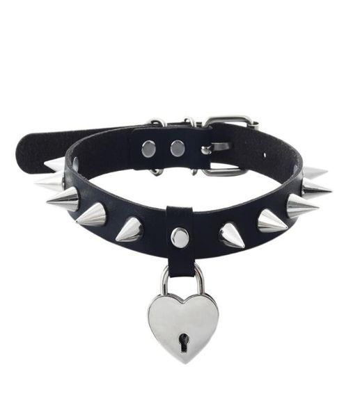 chokers harajuku heart choker with spike leather collar for girls chocker goth necklace gothic cosplay accessories1612588, Golden;silver
chokers harajuku heart choker with spike leather collar for girls chocker goth necklace gothic cosplay accessories1612588, Golden;silver