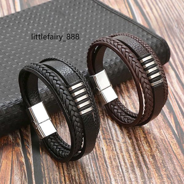 multi-layer genuine real leather bracelet stainless steel magnetic clasp braided leather bangle bracelet for men, Golden;silver
multi-layer genuine real leather bracelet stainless steel magnetic clasp braided leather bangle bracelet for men, Golden;silver