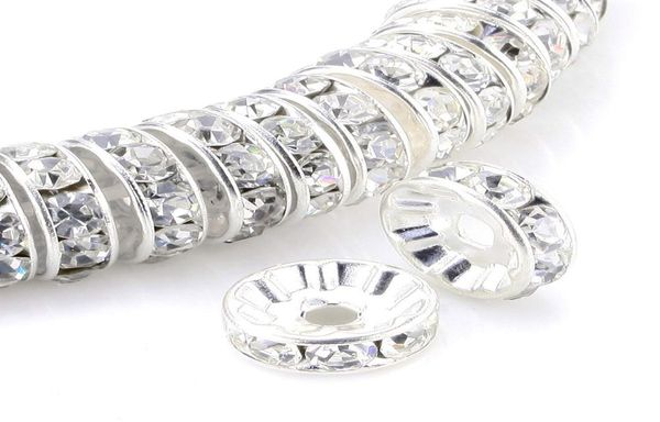 yous 100pcs 6mm a round rondelle spacer charm beads silver tone white clear czech crystal for bracelet jewelry making4077315
yous 100pcs 6mm a round rondelle spacer charm beads silver tone white clear czech crystal for bracelet jewelry making4077315