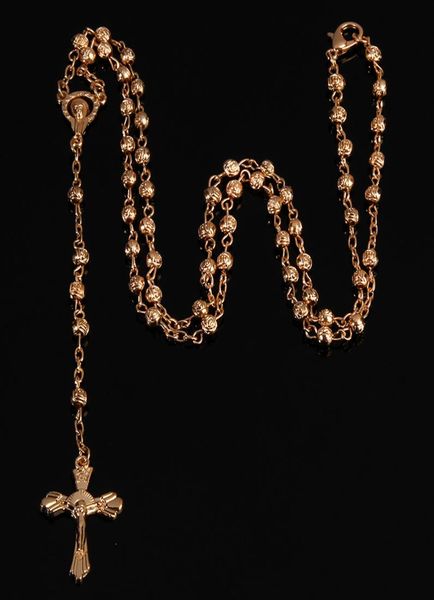 24 whole4mm stainless steel bead vintage gold rosary small necklaces women039s necklaces jesus cross necklaces5909592, Silver
24 whole4mm stainless steel bead vintage gold rosary small necklaces women039s necklaces jesus cross necklaces5909592, Silver