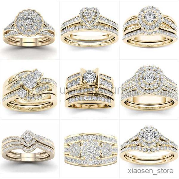wedding rings rings mifeiya luxury wedding engagement lover's ring set bling iced crystal ring for couple women r230627, Slivery;golden
wedding rings rings mifeiya luxury wedding engagement lover's ring set bling iced crystal ring for couple women r230627, Slivery;golden