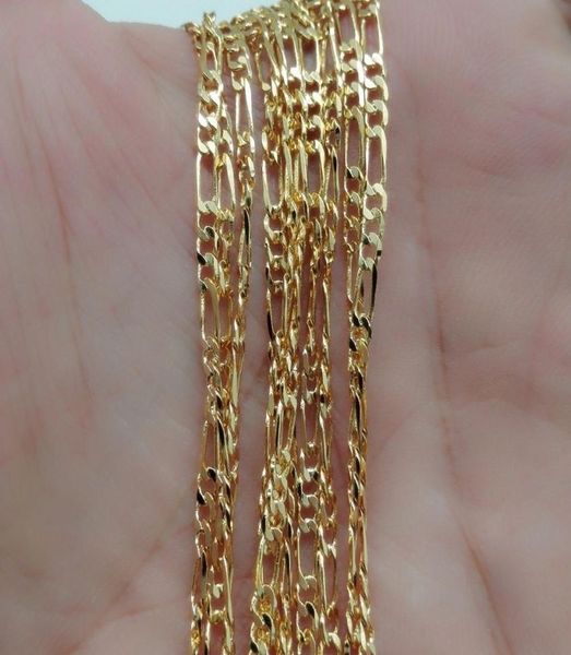 fashion 2mm 18k gold and silver plated figaro chain necklace women casual classic jewelry6959518
fashion 2mm 18k gold and silver plated figaro chain necklace women casual classic jewelry6959518