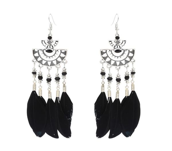 idealway fashion bohemian vintage silver tassel feather drop fish hook earrings jewelry1860570
idealway fashion bohemian vintage silver tassel feather drop fish hook earrings jewelry1860570