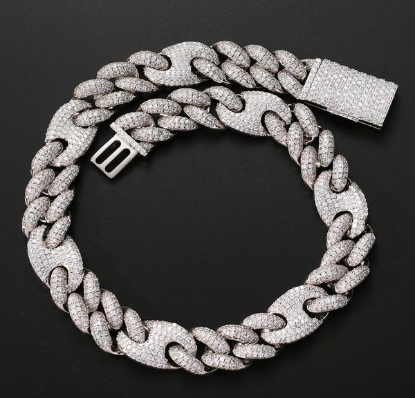 fashion rap accessories 20mm full zircons men039s big gold chain domineering cuban chain link hiphop necklace8306695, Silver
fashion rap accessories 20mm full zircons men039s big gold chain domineering cuban chain link hiphop necklace8306695, Silver