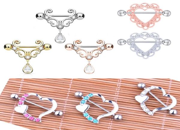 4 style mixed color nipple piercing fashion body piercing heartshaped zircon nipple piercing rings body jewelry for women girls3059209, Silver
4 style mixed color nipple piercing fashion body piercing heartshaped zircon nipple piercing rings body jewelry for women girls3059209, Silver