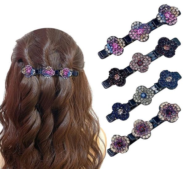 sparkling crystal stone braided hair clips four leaf clover chopped hairpin women barrettes hairpins accessories for girls ponytai9221645, Golden;silver
sparkling crystal stone braided hair clips four leaf clover chopped hairpin women barrettes hairpins accessories for girls ponytai9221645, Golden;silver