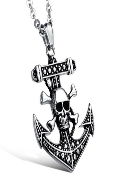 gothic punk skull pirate ships anchor necklace pendant fashion copper chain titanium steel chains choker hip hop accessories gift6978552, Silver
gothic punk skull pirate ships anchor necklace pendant fashion copper chain titanium steel chains choker hip hop accessories gift6978552, Silver