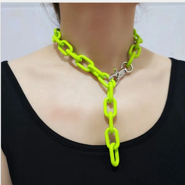 hip hop tassel pendant adjustable necklace for women fashion punk acrylic chunky thick chain keyring key chain statement necklaces jewelry, Silver
hip hop tassel pendant adjustable necklace for women fashion punk acrylic chunky thick chain keyring key chain statement necklaces jewelry, Silver