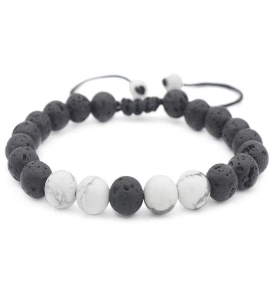 new arrival 8mm lava rock charm bracelets white turquoise natural stone women beaded bracelet bangle for mens adjustable handmade 4743000, Black
new arrival 8mm lava rock charm bracelets white turquoise natural stone women beaded bracelet bangle for mens adjustable handmade 4743000, Black