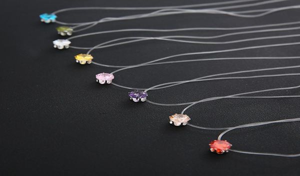 summer beach jewelry luxury fishing line crystal cubic zirconia invisible choker necklace for women3824874, Silver
summer beach jewelry luxury fishing line crystal cubic zirconia invisible choker necklace for women3824874, Silver