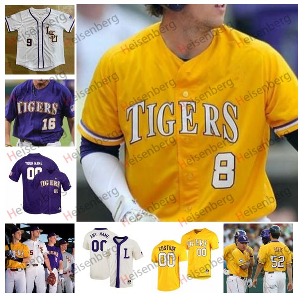 new wears lsu tigers college baseball cws purple gold white dj lemahieu alex bregman nola gausman all stitched any name any n, Black
new wears lsu tigers college baseball cws purple gold white dj lemahieu alex bregman nola gausman all stitched any name any n, Black