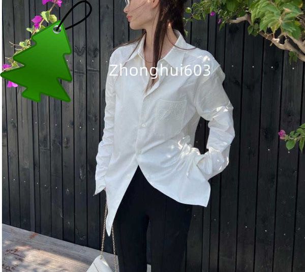 designer womens loose blouses shirts anagram fashion classic summer new paris t-shirt plus size casual long sleeve femme pocket letter embr, White
designer womens loose blouses shirts anagram fashion classic summer new paris t-shirt plus size casual long sleeve femme pocket letter embr, White