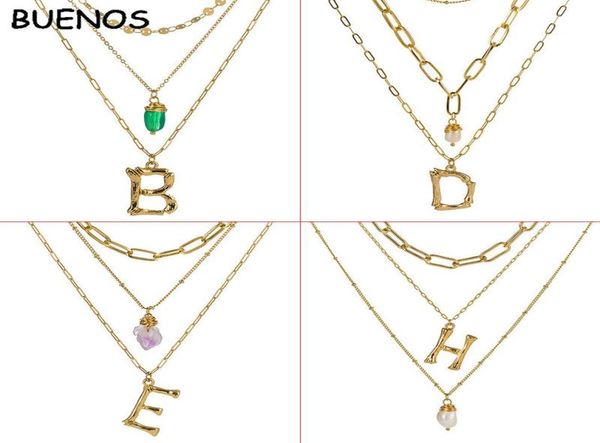pendant necklaces buenos multilayer letter initial necklace women az fashion pearl zircon natural stone gold chain jewelry5307370, Silver
pendant necklaces buenos multilayer letter initial necklace women az fashion pearl zircon natural stone gold chain jewelry5307370, Silver