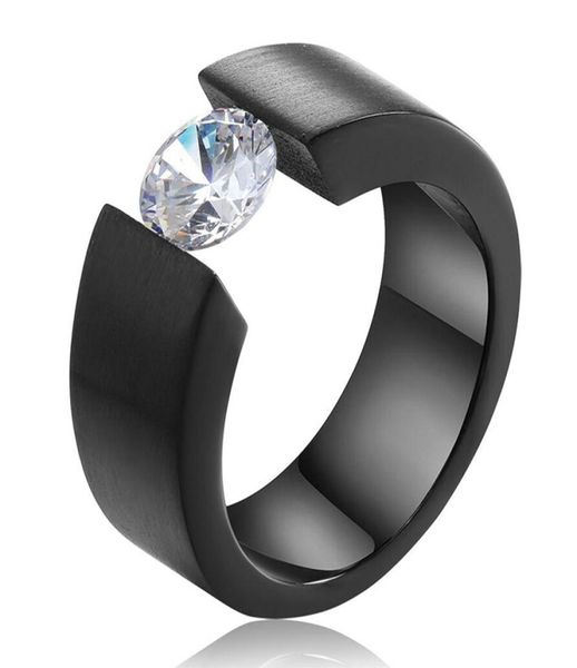 luxury cz zircon ring for men women black gold silver color stainless steel ring engagement anniversary drop couple rings5834453, Golden;silver
luxury cz zircon ring for men women black gold silver color stainless steel ring engagement anniversary drop couple rings5834453, Golden;silver