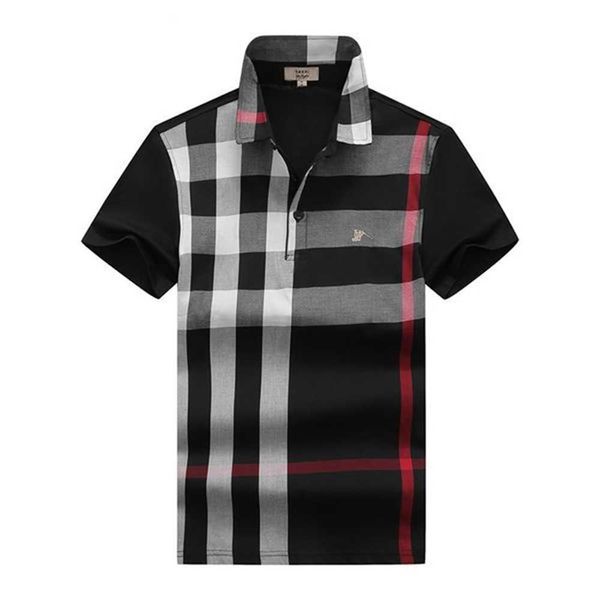 mens polos designer t shirt high street embroidered burrerys polo neck short sleeve plaid quality cotton t-shirt classic comfortable casual, White;black
mens polos designer t shirt high street embroidered burrerys polo neck short sleeve plaid quality cotton t-shirt classic comfortable casual, White;black