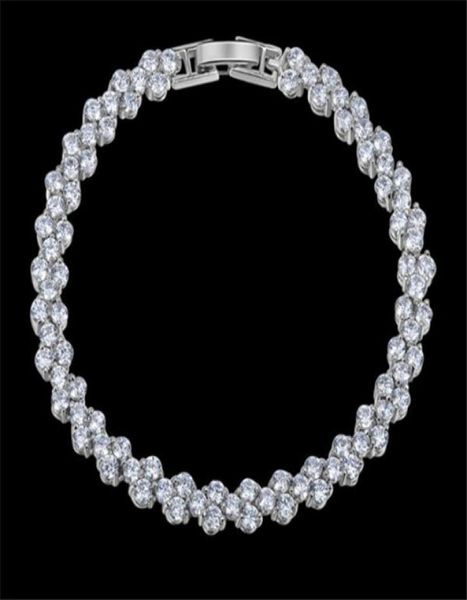 luxury shining crystal bracelets genuine 925 sterling silver charms bracelet diamond roman tennis link bracelet jewelry a365463698, Black
luxury shining crystal bracelets genuine 925 sterling silver charms bracelet diamond roman tennis link bracelet jewelry a365463698, Black