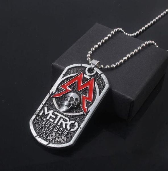 midy game metro exodus 2033 necklace classic dog tag skull metal choker women men jewelry accessories6965181, Silver
midy game metro exodus 2033 necklace classic dog tag skull metal choker women men jewelry accessories6965181, Silver