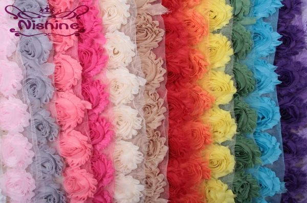nishine 15colors 1 yards chic shabby chiffon flowers for children hair accessories 3d fabric flowers for diy baby headbands1515876, Slivery;white
nishine 15colors 1 yards chic shabby chiffon flowers for children hair accessories 3d fabric flowers for diy baby headbands1515876, Slivery;white