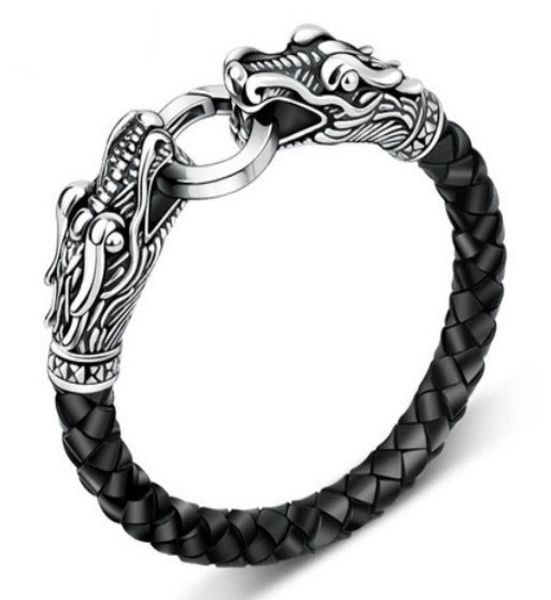 leather tibetan silver men bracelet titanium fashion male vintage accessories parataxis dragon bracelet men jewelry7969989, Golden;silver
leather tibetan silver men bracelet titanium fashion male vintage accessories parataxis dragon bracelet men jewelry7969989, Golden;silver